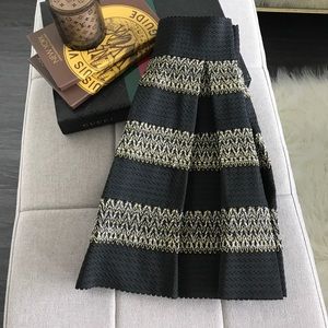 Honey Punch Metallic Bandage High Waisted Skirt